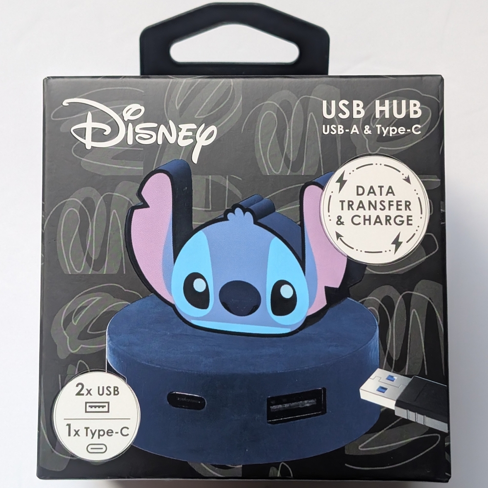 NEW Disney Stitch USB Hub